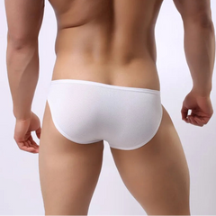 a sexy man in white Brave Person Men’s Cruising Clasps Swim Briefs - pridevoyageshop.com - gay men’s sexy swim briefs, trunks, board shorts, and bikinis