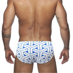 a sexy man in white Men’s Brickhouse Booty Swim Briefs - pridevoyageshop.com - gay men’s sexy swim briefs, trunks, board shorts, and bikinis