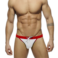 a sexy man in white Men’s Forbidden Fruit Bikini Swim Briefs - pridevoyageshop.com - gay men’s sexy swim briefs, trunks, board shorts, and bikinis