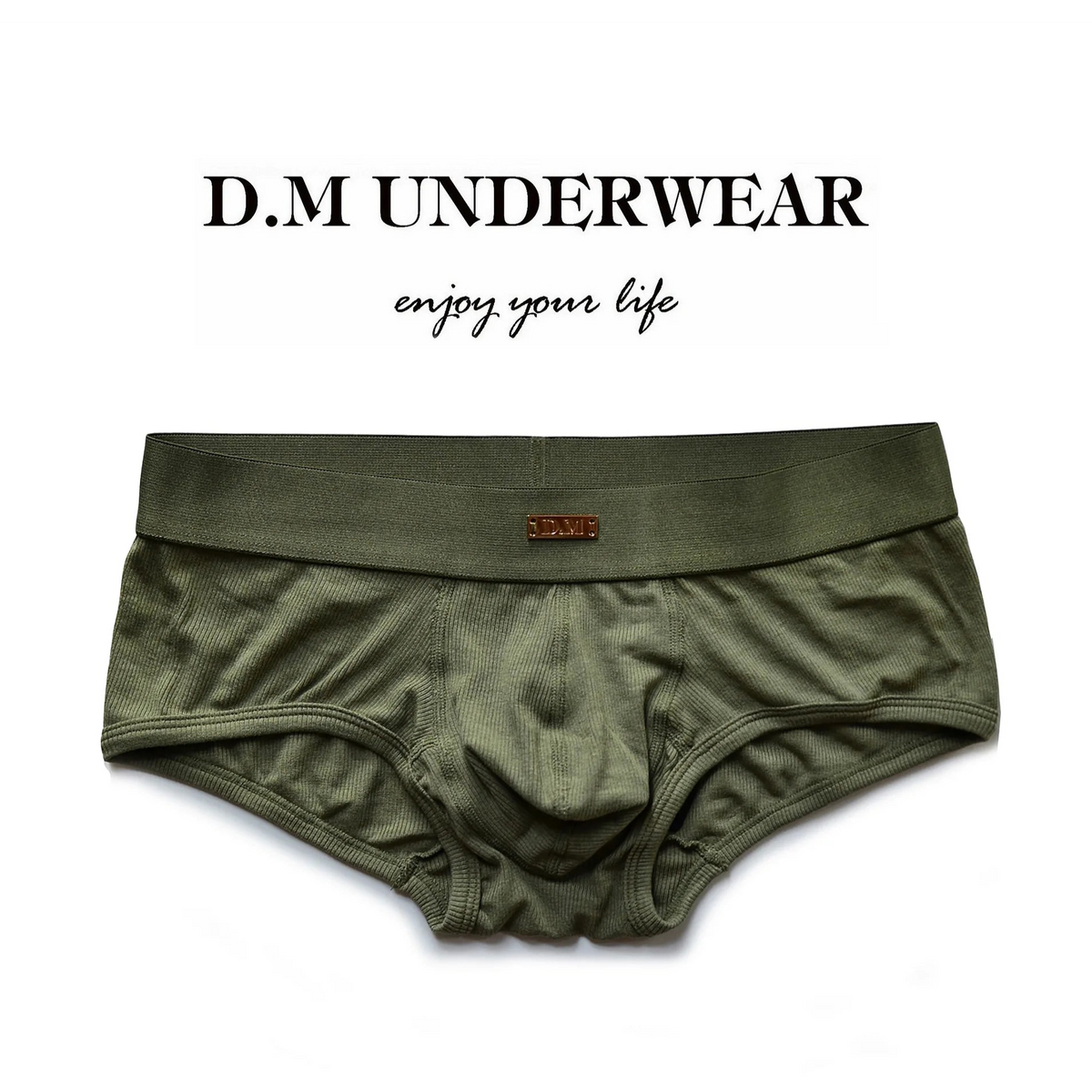 army green DM Pose Boxer Briefs - pridevoyageshop.com - gay men’s thongs, boxers, briefs and jockstraps