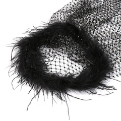 black Cherub Wing Feather Mesh Tank - pridevoyageshop.com - gay men’s harness, lingerie and fetish wear