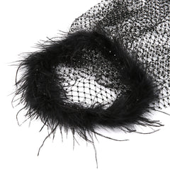 black Cherub Wing Feather Mesh Tank - pridevoyageshop.com - gay men’s harness, lingerie and fetish wear