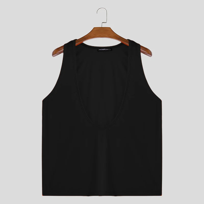 black Chest Day Drop Vest – pridevoyageshopcom – gay mens clubwear mesh tanks crop tops fashion tops partywear activewear