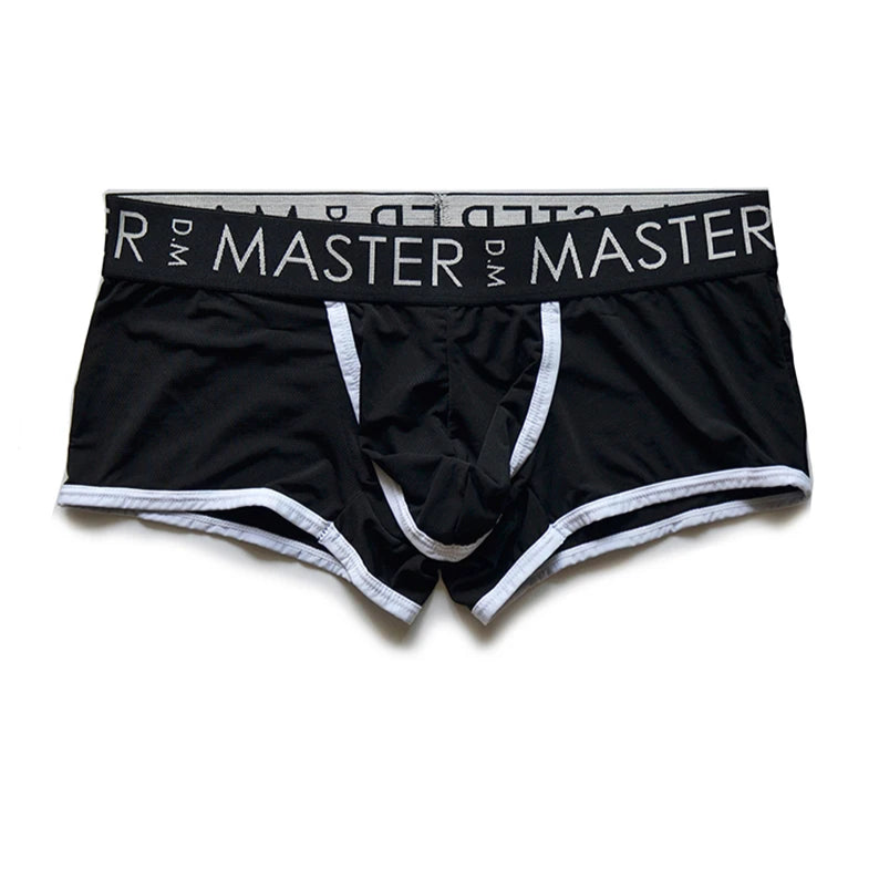 black DM See Me Boxer Briefs - pridevoyageshop.com - gay men’s thongs, boxers, briefs and jockstraps
