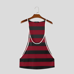 black Daddys DeepCut Stringer Tanks – pridevoyageshopcom – gay mens clubwear mesh tanks crop tops fashion tops partywear activewear