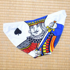 black K Men’s Strip Poker Swim Briefs - pridevoyageshop.com - gay men’s sexy swim briefs, trunks, board shorts, and bikinis