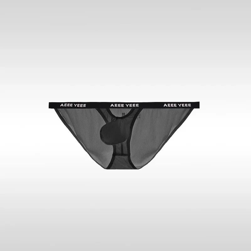 black Men’s AEEE YEEE Peek-a-Boo Brief - pridevoyageshop.com - gay men’s thongs, boxers, briefs and jockstraps