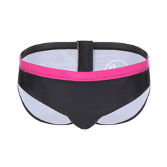 black Men’s Backdoor Signal Swim Briefs - pridevoyageshop.com - gay men’s sexy swim briefs, trunks, board shorts, and bikinis