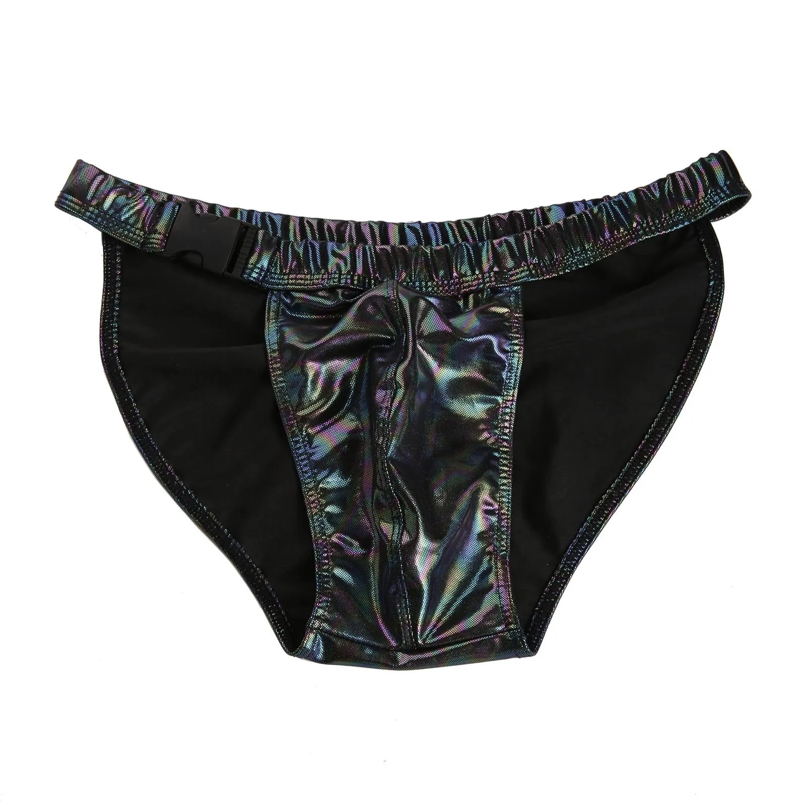 black Men’s Buck Me Swim Briefs - pridevoyageshop.com - gay men’s sexy swim briefs, trunks, board shorts, and bikinis