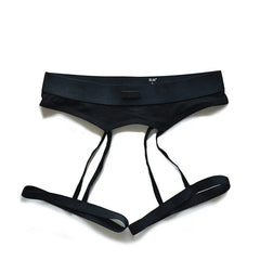 black Men’s D.M. Garter Belt - pridevoyageshop.com - gay men’s thongs, boxers, briefs and jockstraps