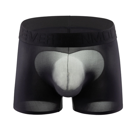 black Men’s Mesh Big Pouch and Peach Butt Boxer - pridevoyageshop.com - gay men’s thongs, boxers, briefs and jockstraps