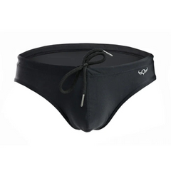 black Men’s Package Patrol Swim Briefs - pridevoyageshop.com - gay men’s sexy swim briefs, trunks, board shorts, and bikinis