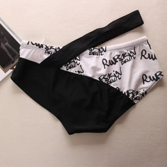 black Men’s Rebel Crossfire Low Rise Swim Briefs - pridevoyageshop.com - gay men’s sexy swim briefs, trunks, board shorts, and bikinis
