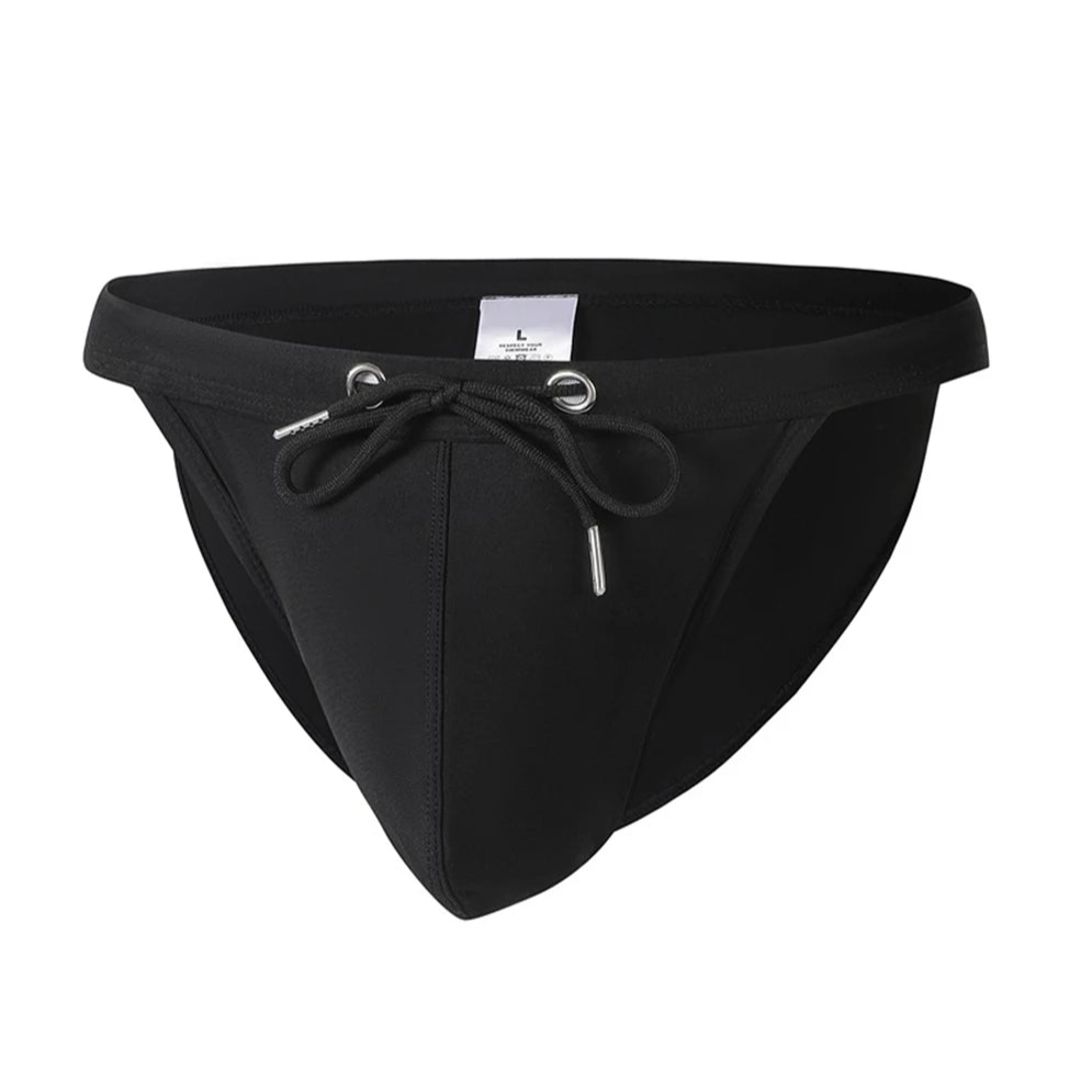 black Men’s Wet Package Micro Swim Briefs - pridevoyageshop.com - gay men’s sexy swim briefs, trunks, board shorts, and bikinis