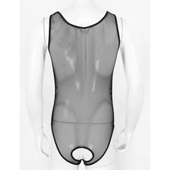 black Nightport Mesh Bodysuit - pridevoyageshop.com - gay men’s harness, lingerie and fetish wear