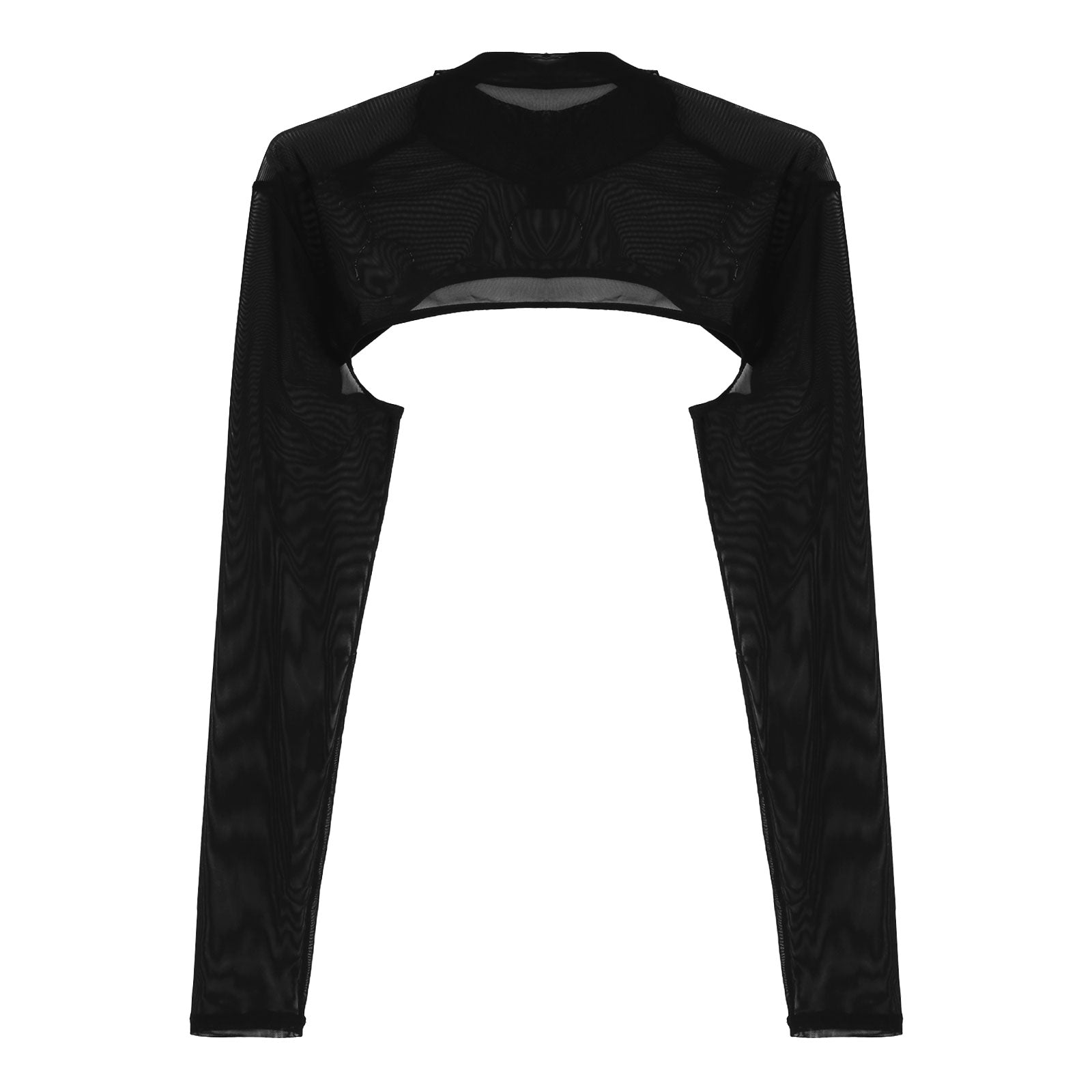 black Ringleader O-Ring Mesh Bolero - pridevoyageshop.com - gay men’s harness, lingerie and fetish wear