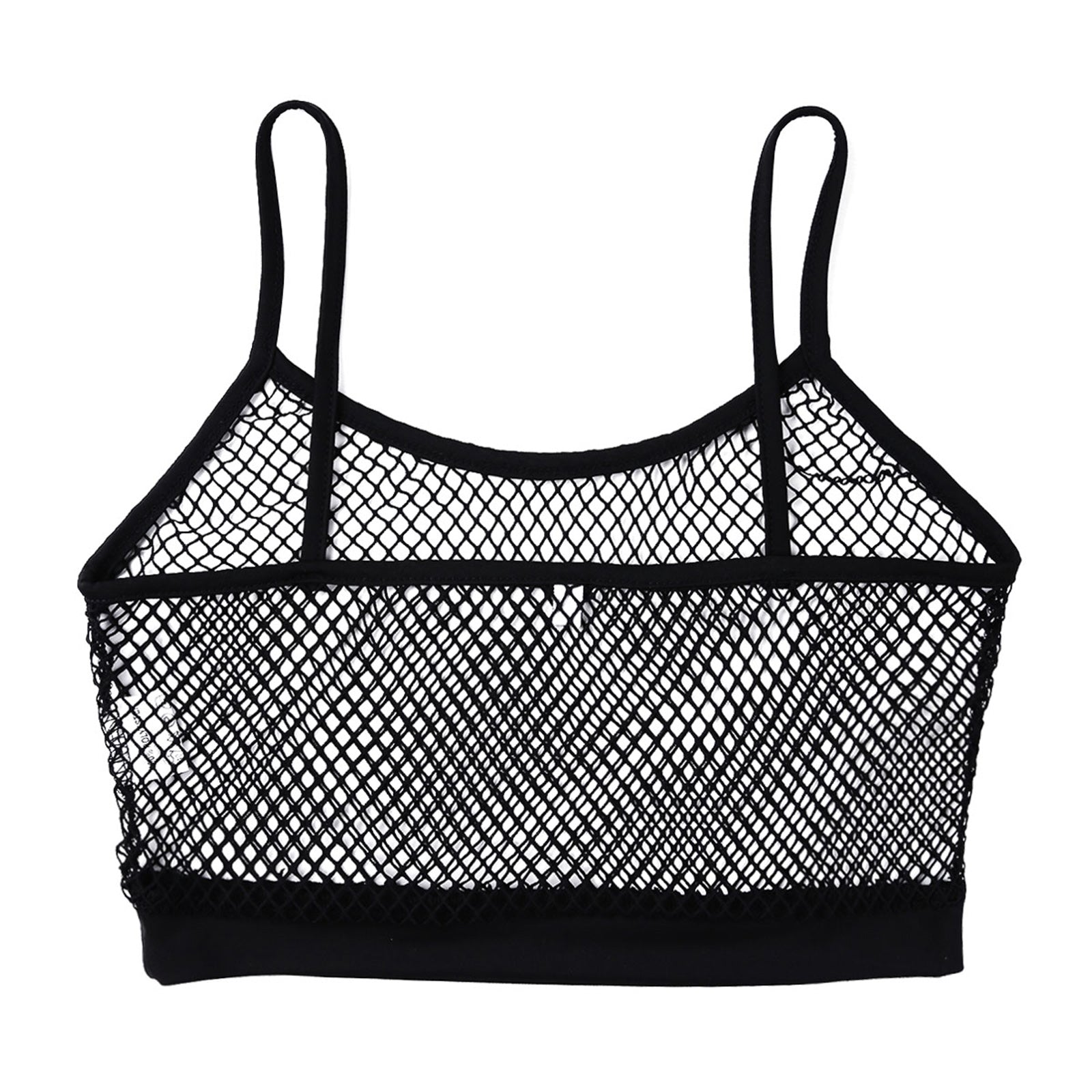 black Signal Boost Fishnet Cami - pridevoyageshop.com - gay men’s harness, lingerie and fetish wear