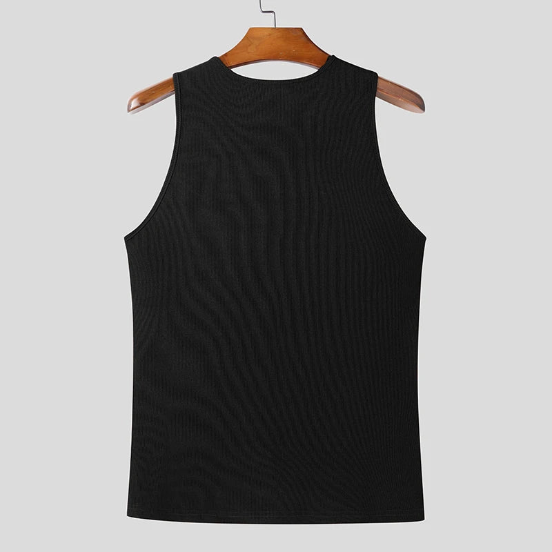 black The Main Drag Zip Rib Vest - pridevoyageshop.com - gay men’s harness, lingerie and fetish wear