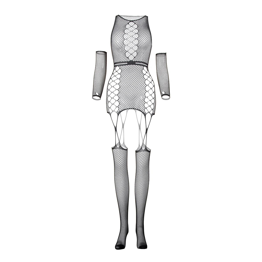 black Trade Route Suspender Bodystocking - pridevoyageshop.com - gay men’s harness, lingerie and fetish wear