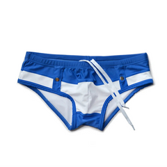 blue DM Men’s Side Hustle Swim Briefs - pridevoyageshop.com - gay men’s thongs, boxers, briefs and jockstraps