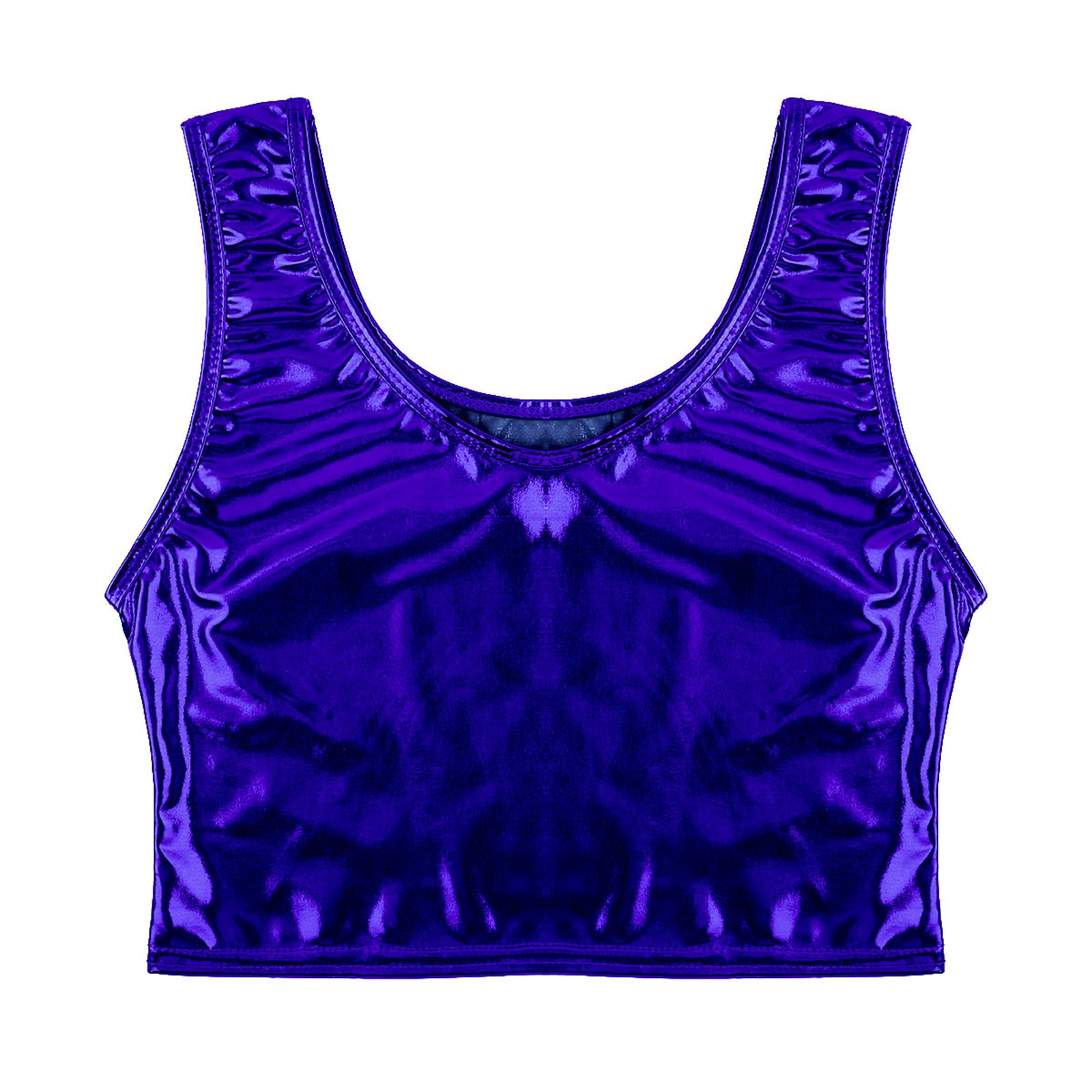 blue Liquid Mercury Micro Metallic Vest - pridevoyageshop.com - gay men’s harness, lingerie and fetish wear
