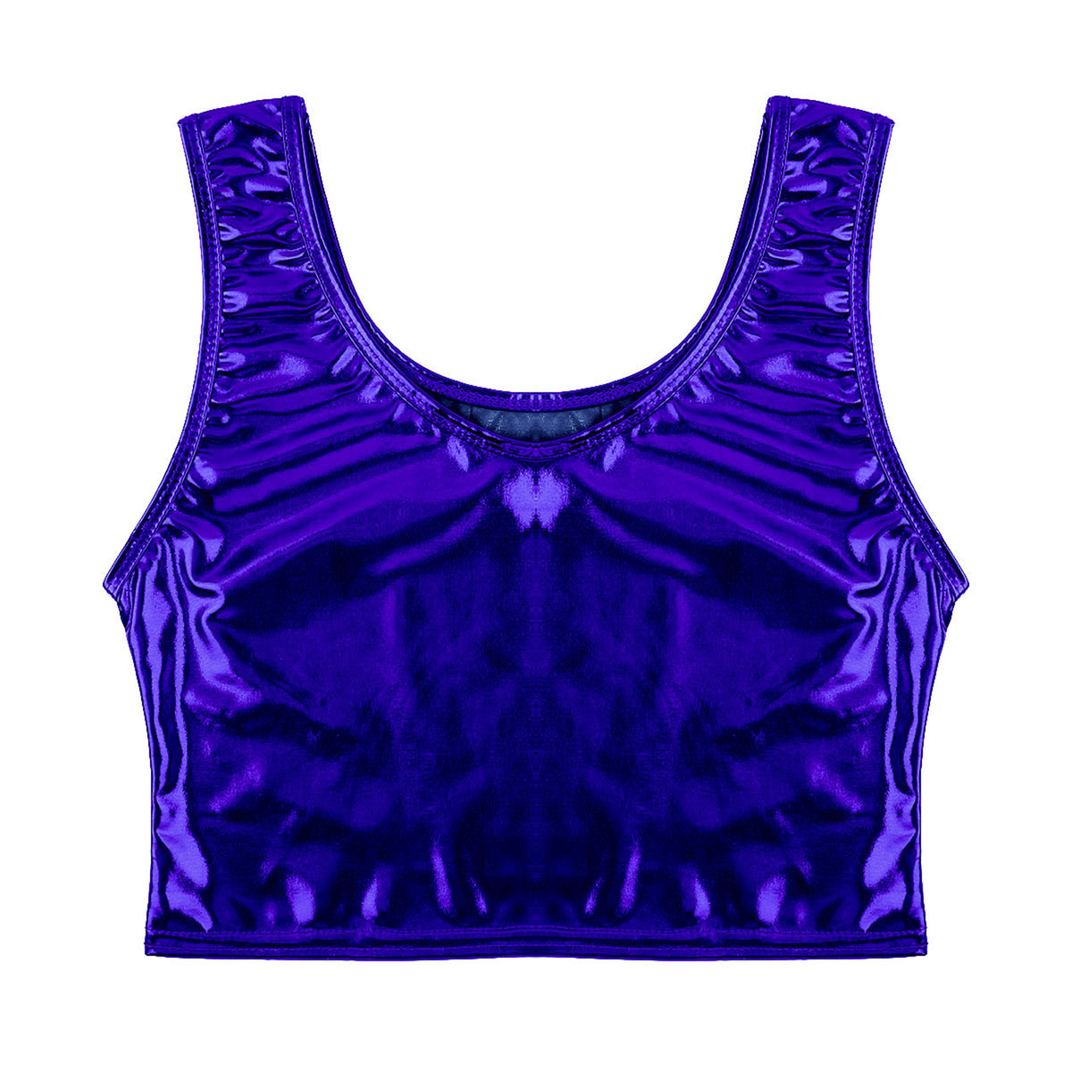 blue Liquid Mercury Micro Metallic Vest - pridevoyageshop.com - gay men’s harness, lingerie and fetish wear
