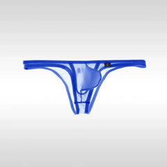 blue Men’s “Barely There” Sheer Mini Brief - pridevoyageshop.com - gay men’s thongs, boxers, briefs and jockstraps