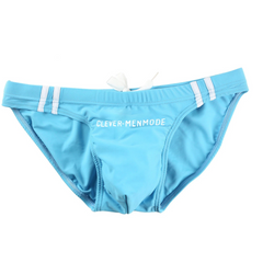 blue Men’s Jock Strut Swim Briefs - pridevoyageshop.com - gay men’s sexy swim briefs, trunks, board shorts, and bikinis