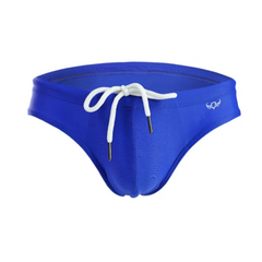 blue Men’s Package Patrol Swim Briefs - pridevoyageshop.com - gay men’s sexy swim briefs, trunks, board shorts, and bikinis