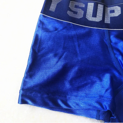 blue Men’s SUPERBODY Metallic Trunks - pridevoyageshop.com - gay men’s thongs, boxers, briefs and jockstraps