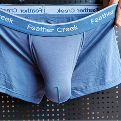 blue Men’s Trophy Trunk Super-Big Pouch Boxers - pridevoyageshop.com - gay men’s thongs, boxers, briefs and jockstraps