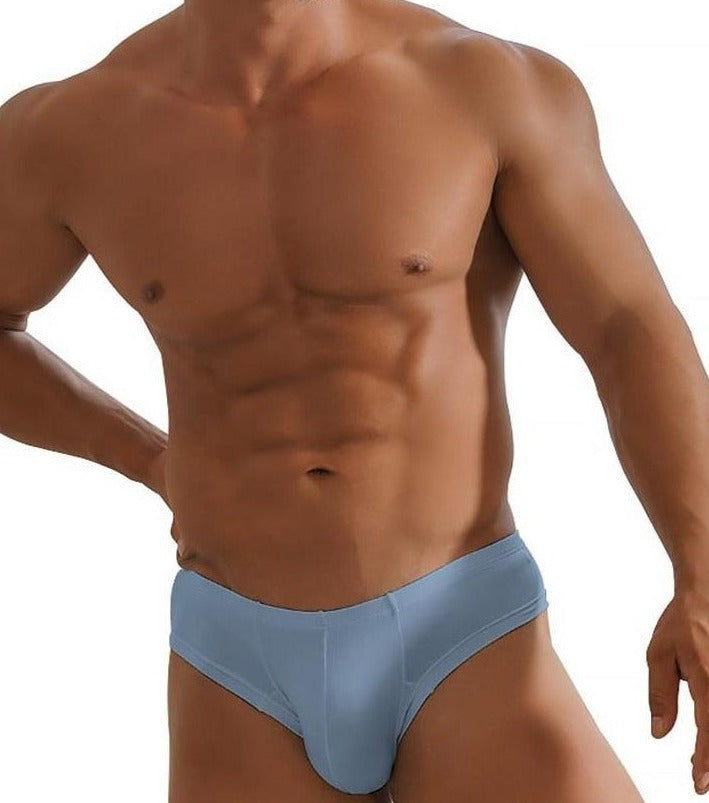 a hot gay man in blue Men's Bubble out Briefs - pridevoyageshop.com - gay men’s underwear and activewear