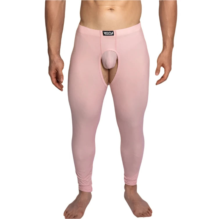 a hot man in pink DM Exhibition Tights - pridevoyageshop.com - gay men’s thights, leggings, and long underwear