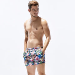 a hot man in light Petal Play Board Shorts - pridevoyageshop.com - gay men’s underwear and swimwear