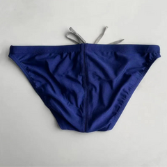 dark blue Desmiit Men’s Heatseeker Micro Swim Briefs - pridevoyageshop.com - gay men’s sexy swim briefs, trunks, board shorts, and bikinis