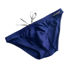 dark blue Desmiit Men’s Heatseeker Micro Swim Briefs - pridevoyageshop.com - gay men’s sexy swim briefs, trunks, board shorts, and bikinis