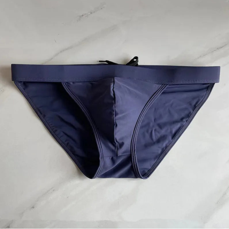 dark blue Men’s Clean Slate Swim Briefs - pridevoyageshop.com - gay men’s sexy swim briefs, trunks, board shorts, and bikinis