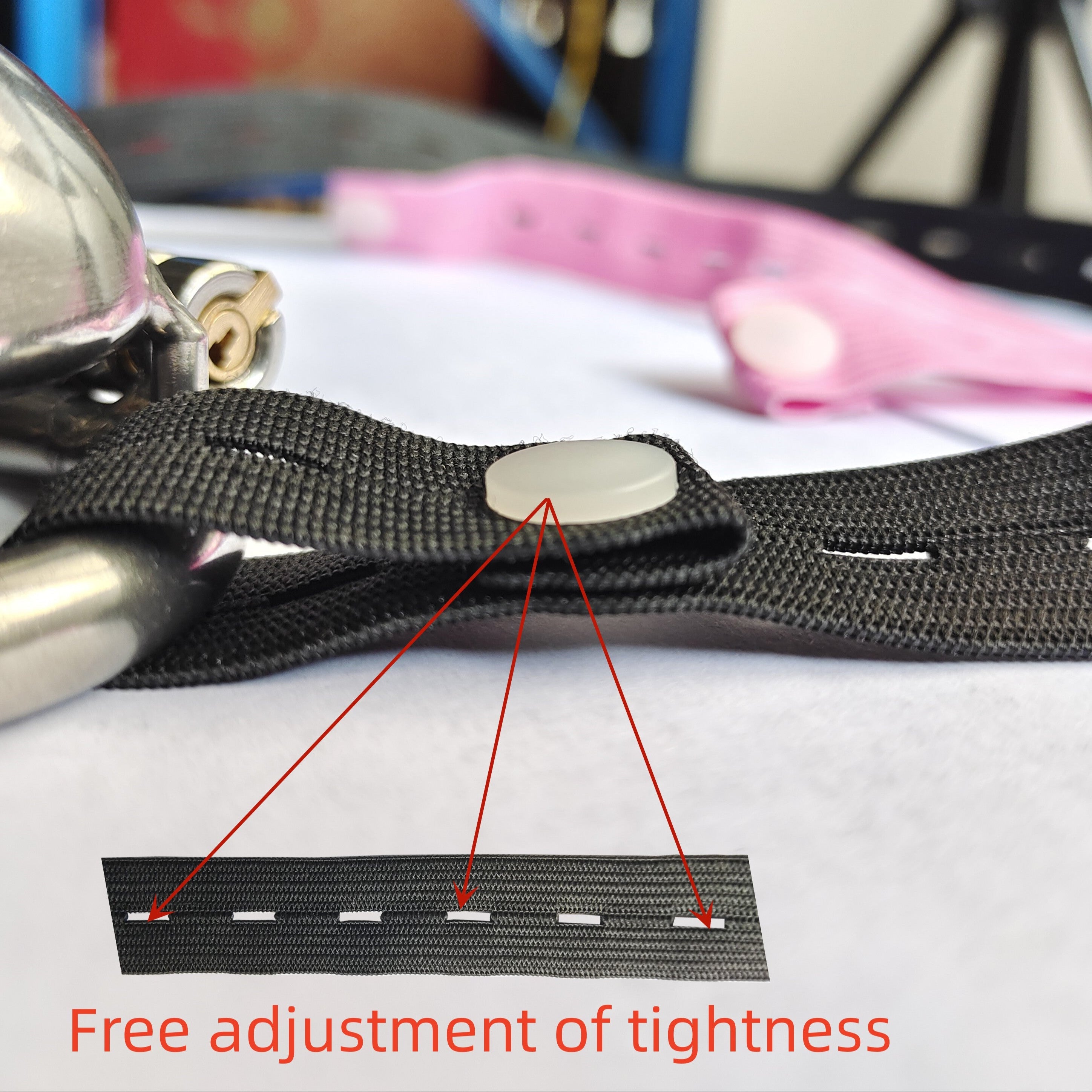 details of Anti-Off Submission Strap – Chastity Cage Securing Belt from Pridevoyageshop
