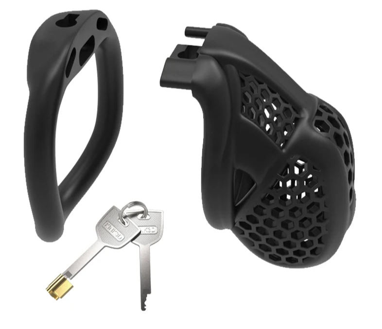 details of Begging Hive Chastity Cage from Pridevoyageshop