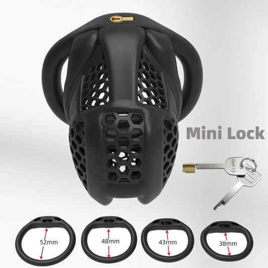 details of Begging Hive Chastity Cage from Pridevoyageshop