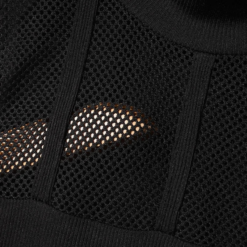 details of Black Cruising Bait Cutout Top - pridevoyageshop.com - gay men's harness, fetish gear, rave outfit