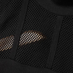 details of Black Cruising Bait Cutout Top - pridevoyageshop.com - gay men's harness, fetish gear, rave outfit