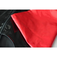 details of Black and Red The Control Wet Look Catsuit - pridevoyageshop.com - gay men's lingerie, bodywear, fetish wear
