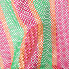 details of Boardwalk Candy Stripe Mesh Cami – pridevoyageshop.com – gay men’s harness, lingerie and fetish wear.