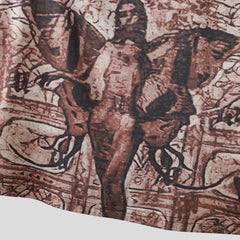 details of Brown Museum Boy Cutout Crop Tank - pridevoyageshop.com - gay men's fashion, clubwear, party outfit