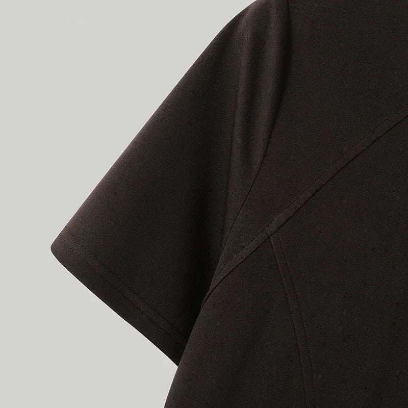 details of Castro Catwalk Zip Tee - pridevoyageshop.com - gay men's fashion, clubwear, party outfit