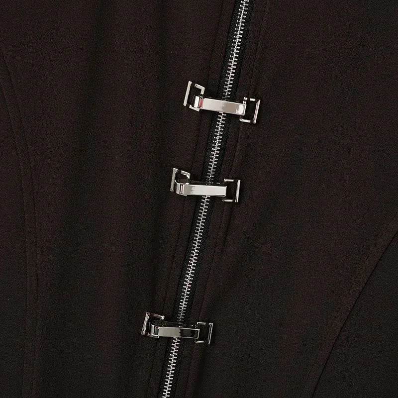details of Castro Catwalk Zip Tee - pridevoyageshop.com - gay men's fashion, clubwear, party outfit