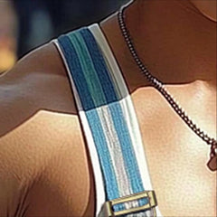 details of Come Through Suspender Tank - pridevoyageshop.com - gay men's fashion, clubwear, party outfit