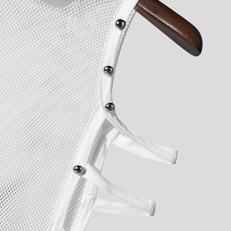 details of Folsom Fantasy Studded Mesh Harness Top - pridevoyageshop.com - gay men's harness, fetish gear, rave outfit