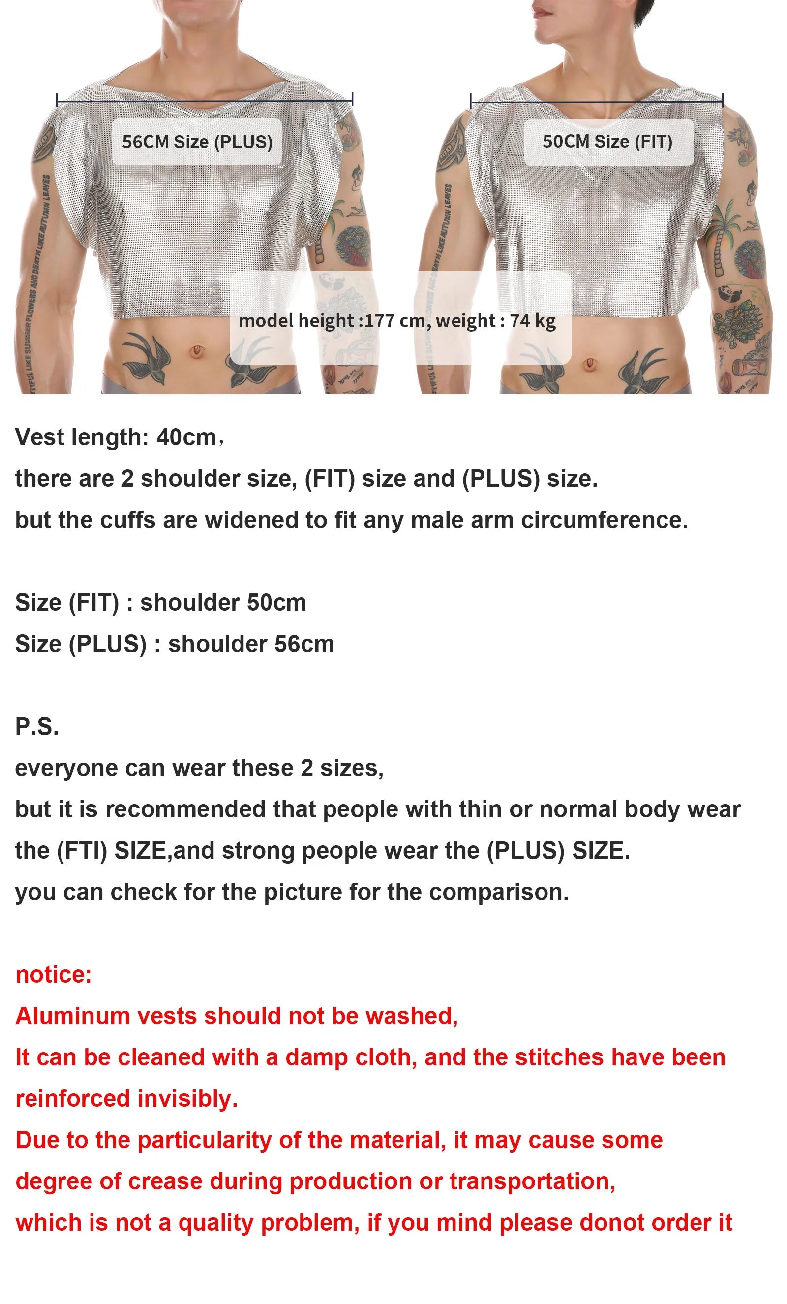 details of Industry Baby Shine Crop - pridevoyageshop.com - gay men's fashion, clubwear, party outfit